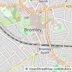 Map of Bromley