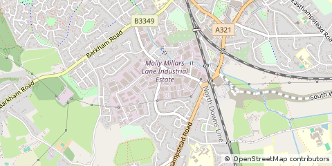 Map of Wokingham