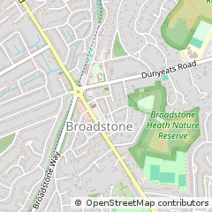 Map of Broadstone, Dorset