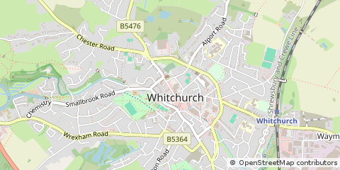 Map of Wrexham