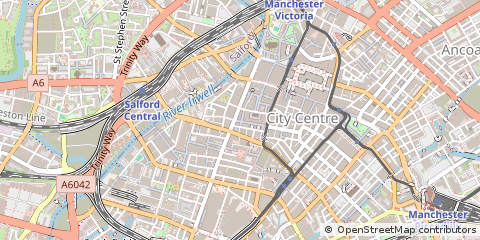 Map of Manchester