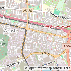 Map of Salford, Lancashire