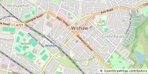 Map of Wishaw