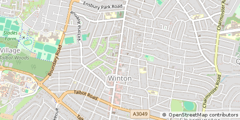Map of Bournmouth