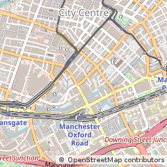 Map of Manchester