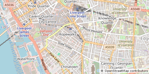 Map of Liverpool
