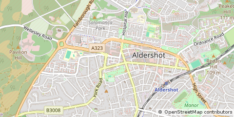 Map of Aldershot