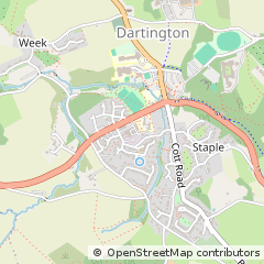 Map of Totnes, Devon