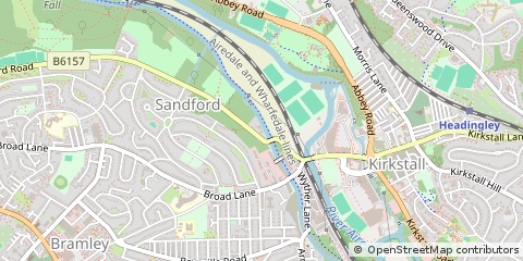 Map of Leeds