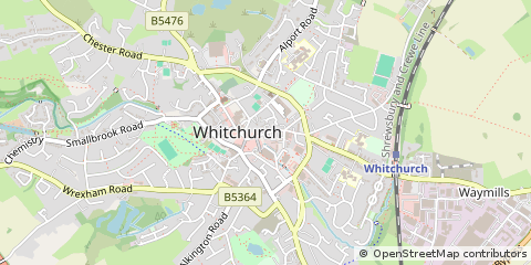 Map of Shropshire