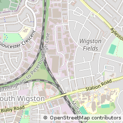 Map of Chartwell Drive, Leicester