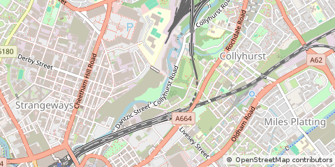 Map of Manchester, Cheshire