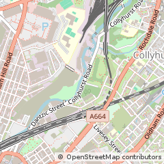 Map of Manchester, Cheshire