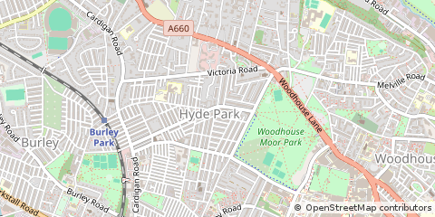 Map of Leeds