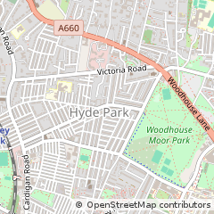 Map of Leeds