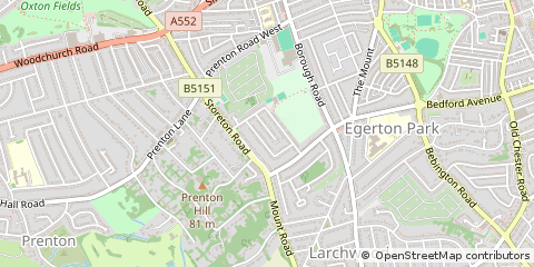 Map of Birkenhead