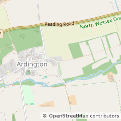 Map of Ardington, Oxfordshire