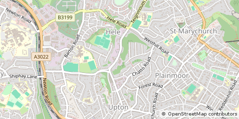 Map of Torquay