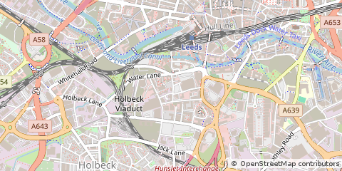 Map of Leeds