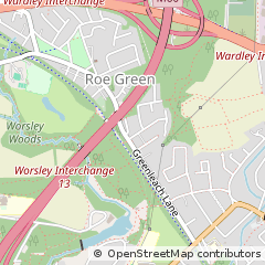 Map of Worsley Salford, Greater Manchester