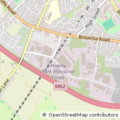 Map of Morley, West Yorskhire