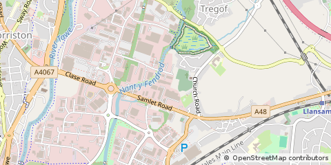 Map of Swansea