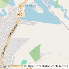 Map of Lechlade, Gloucestershire