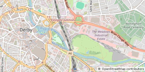 Map of Derby