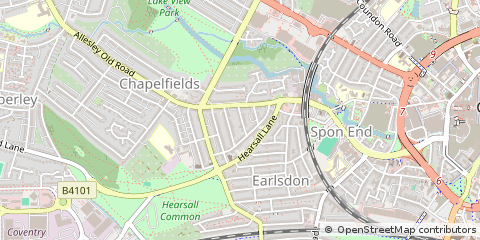 Map of Coventry