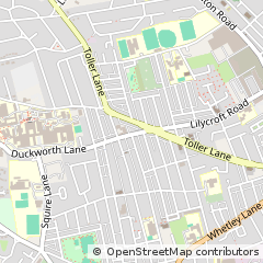 Map of Bradford, West Yorkshire