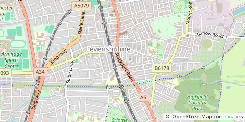 Map of Manchester