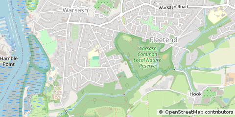Map of Southampton, Hampshire