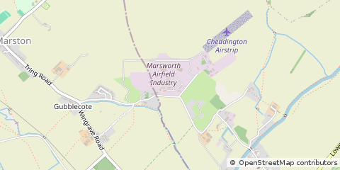 Map of Marsworth Tring, Hertfordshire
