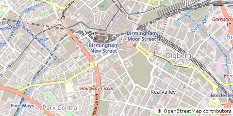Map of Birmingham