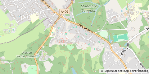 Map of Stanmore