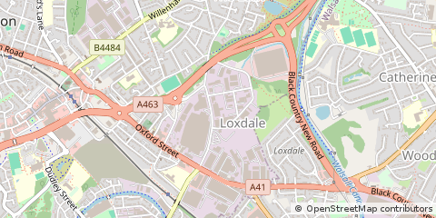 Map of Bilston, West Midlands
