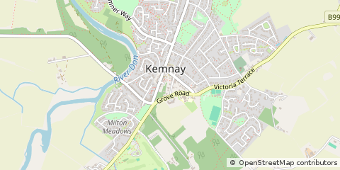 Map of Inverurie, Aberdeenshire