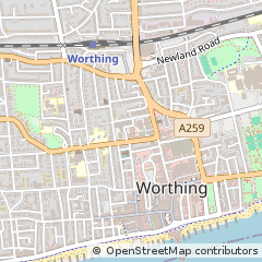 Map of West Sussex