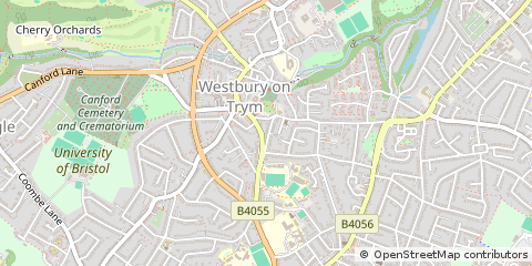 Map of Westbury-on-Trym