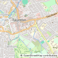 Map of Taunton, Somerset