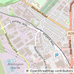 Map of Croydon