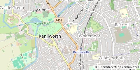Map of Kenilworth