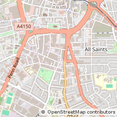 Map of Wolverhampton, West Midlands