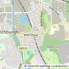 Map of Broxburn, West Lothian