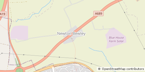 Map of Newton Bewley