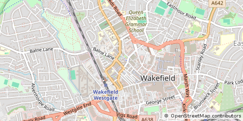 Map of Wakefield