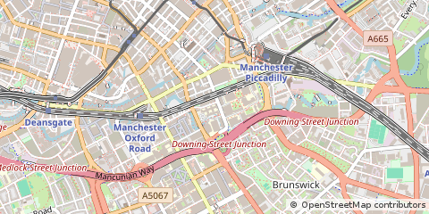 Map of Manchester