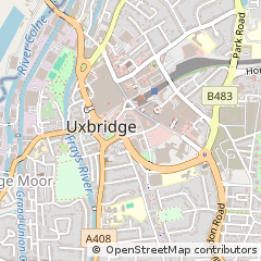 Map of Uxbridge