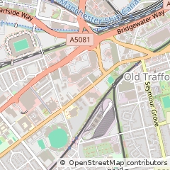 Map of Manchester, Lancashire