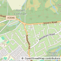 Map of Woking, Surrey